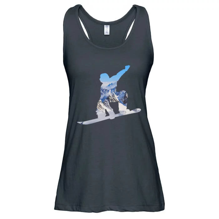 Snow Ski Boarding Sport Ladies Essential Flowy Tank