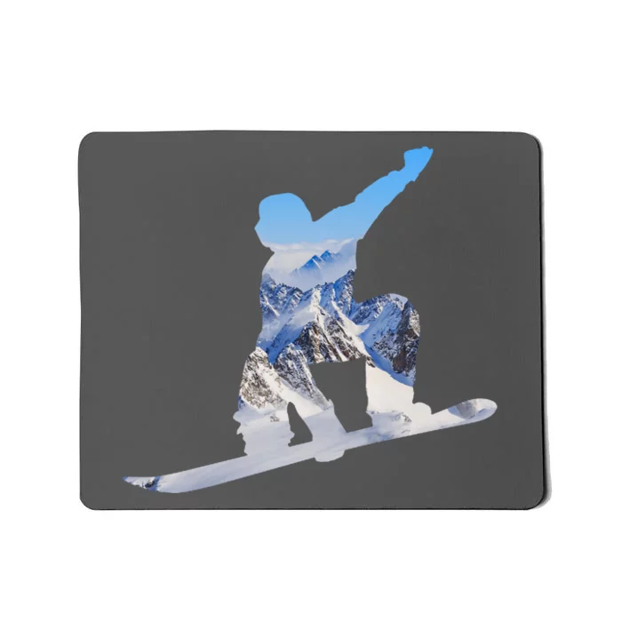 Snow Ski Boarding Sport Mousepad