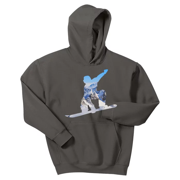 Snow Ski Boarding Sport Kids Hoodie