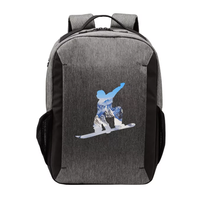 Snow Ski Boarding Sport Vector Backpack