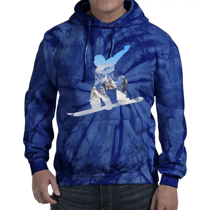 Snow Ski Boarding Sport Tie Dye Hoodie