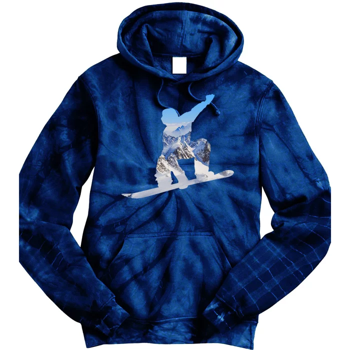 Snow Ski Boarding Sport Tie Dye Hoodie