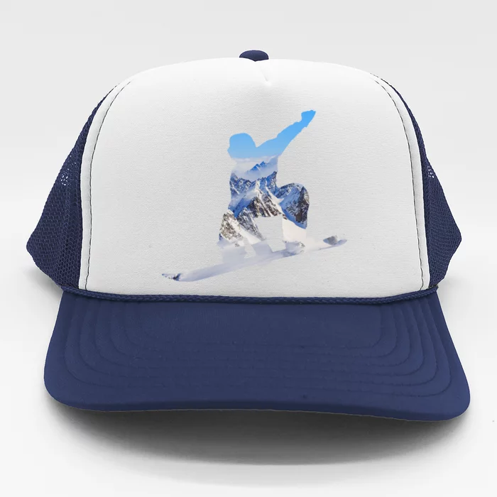 Snow Ski Boarding Sport Trucker Hat