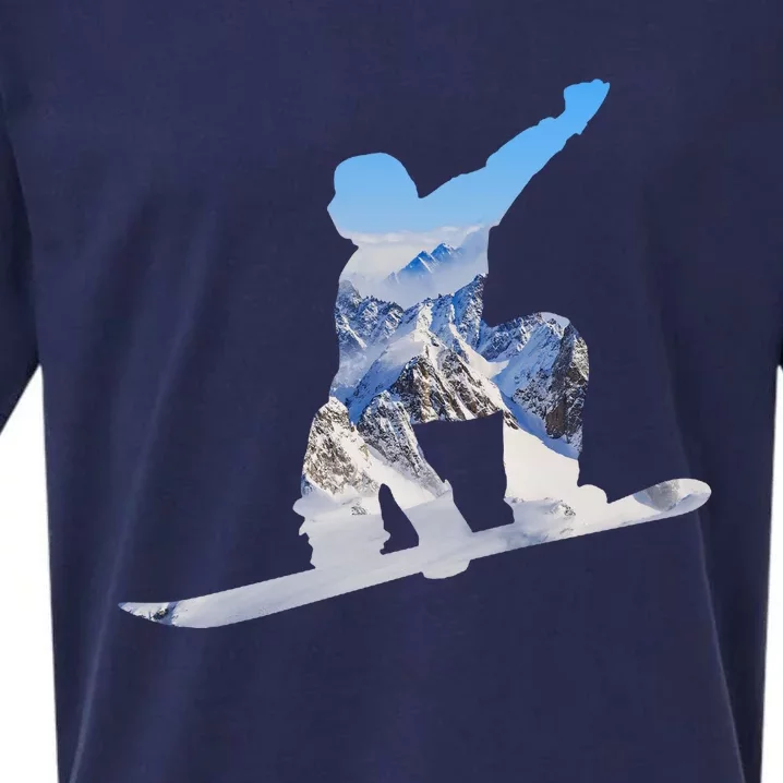 Snow Ski Boarding Sport Sueded Cloud Jersey T-Shirt