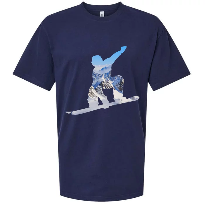 Snow Ski Boarding Sport Sueded Cloud Jersey T-Shirt