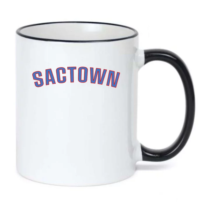 Sactown Sacramento Basketball Black Color Changing Mug