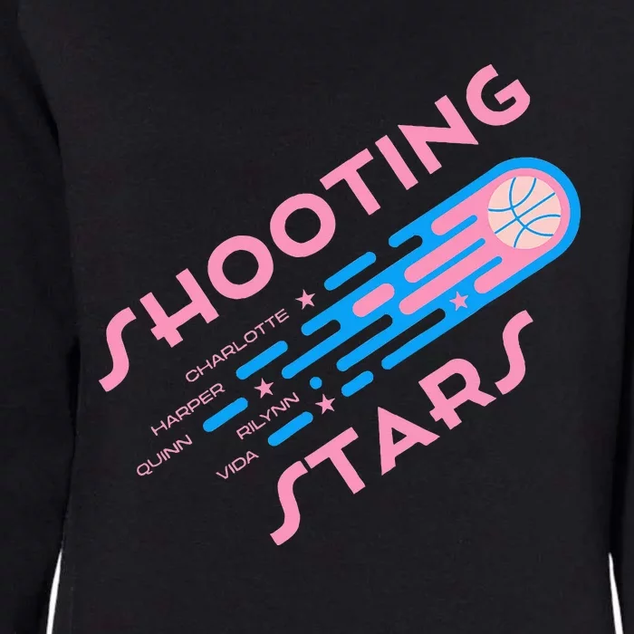 Shooting Stars Basketball Womens California Wash Sweatshirt