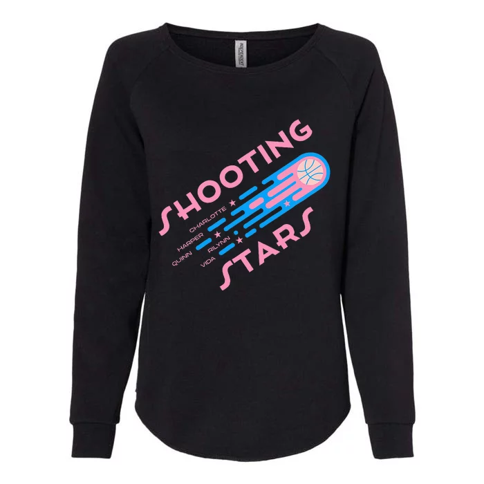 Shooting Stars Basketball Womens California Wash Sweatshirt