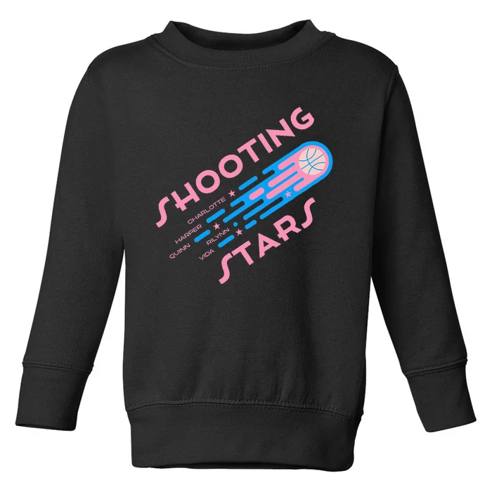 Shooting Stars Basketball Toddler Sweatshirt