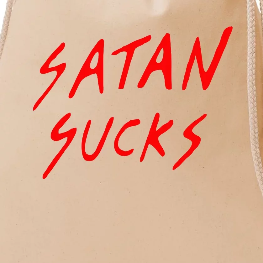 Satan Sucks Bobby S Bible Verse Christian Love Christ Drawstring Bag