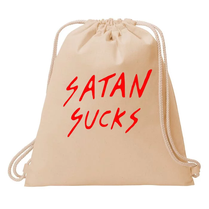 Satan Sucks Bobby S Bible Verse Christian Love Christ Drawstring Bag