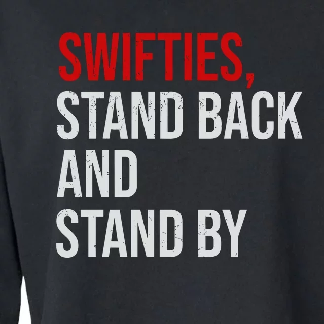 S.W.I.F.T.I.Es Stand Back And Stand By Cropped Pullover Crew