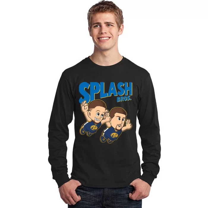 Super Splash Bros 3 Tall Long Sleeve T-Shirt