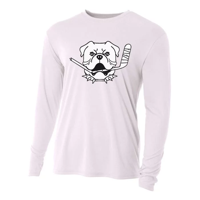 Shoresy Sudbury Bulldogs Cooling Performance Long Sleeve Crew