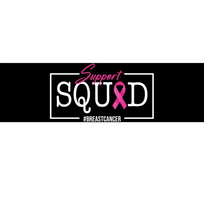 Support Squad Breast Cancer Bumper Sticker