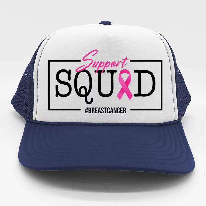 Support Squad Breast Cancer Trucker Hat