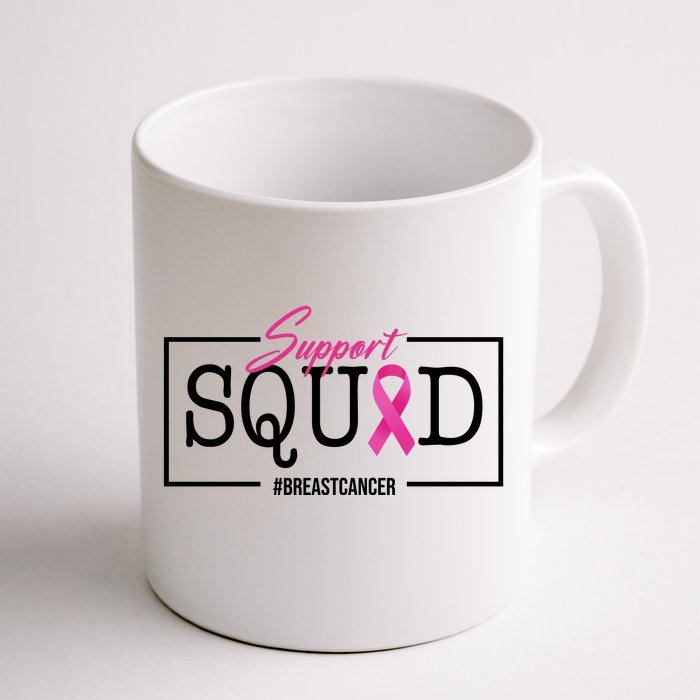 Support Squad Breast Cancer Front & Back Coffee Mug