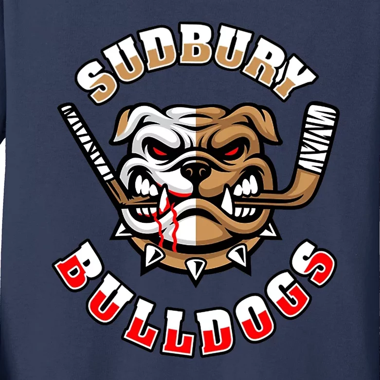 SHORESY Sudbury Blueberry Bulldogs 69 Captain Long Sleeve T-Shirt by SHORESY  Sudbury Blueberry Bulldogs 69 Captain - Pixels