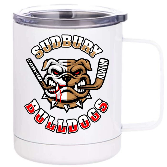 SHORESY Sudbury Blueberry Bulldogs Sudbury Bulldogs Letterkenny Front & Back 12oz Stainless Steel Tumbler Cup