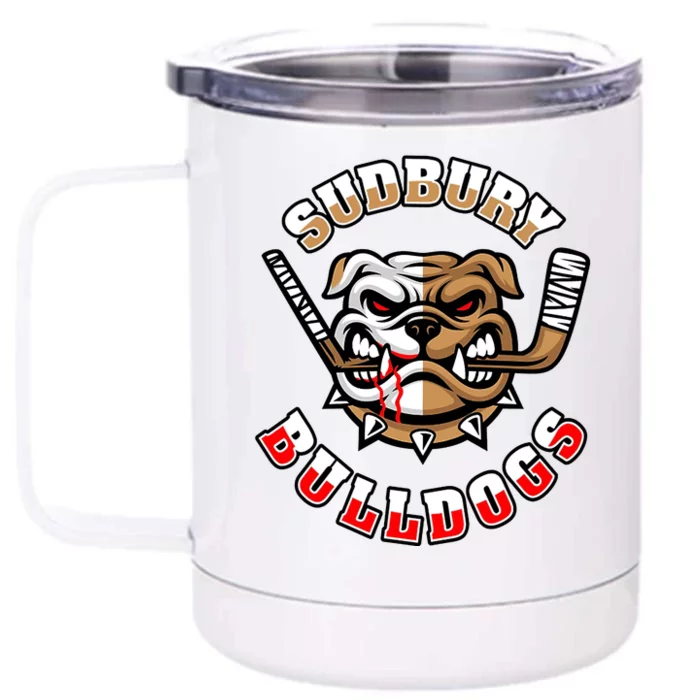 SHORESY Sudbury Blueberry Bulldogs Sudbury Bulldogs Letterkenny Front & Back 12oz Stainless Steel Tumbler Cup