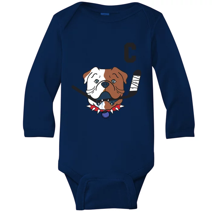 SHORESY Sudbury Blueberry Bulldogs Sudbury Bulldogs Letterkenny Baby Long Sleeve Bodysuit