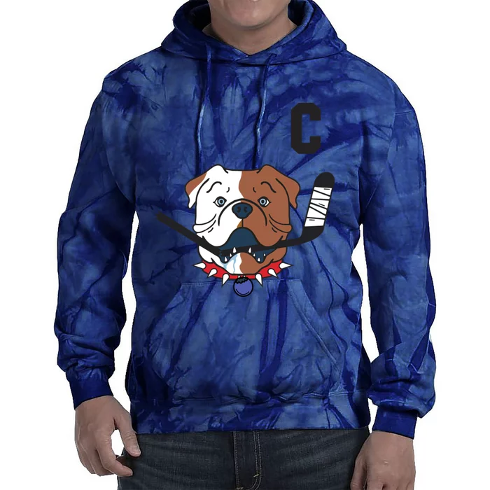 SHORESY Sudbury Blueberry Bulldogs Sudbury Bulldogs Letterkenny Tie Dye Hoodie