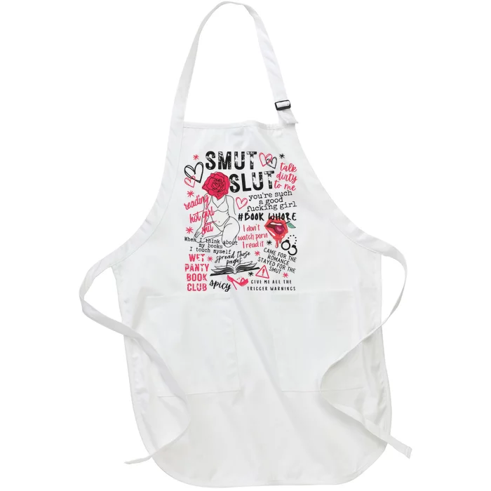 Smut Stfuattdlagg Buy Me Books Reader Spicy Book Full-Length Apron With Pocket