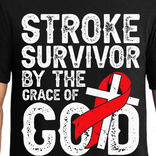 Stroke Survivor By The Grace Of God Stroke Survivor Pajama Set