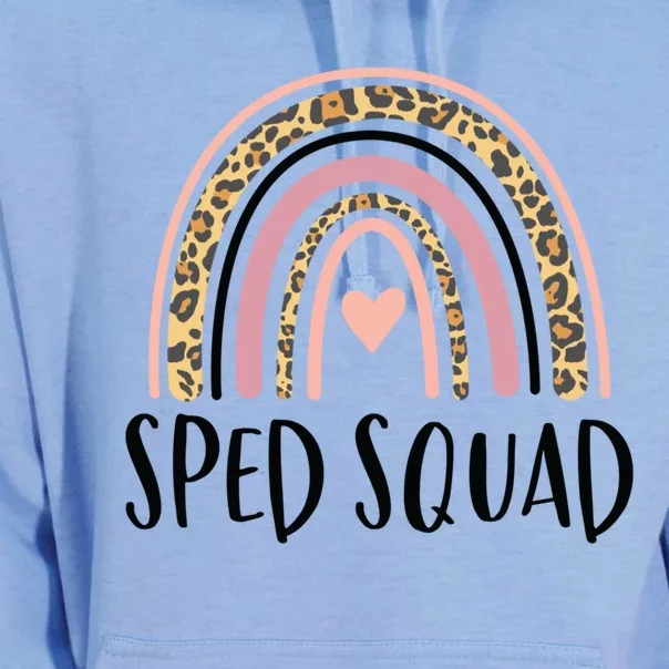 Sped Squad Boho Rainbow Teacher Special Education Cool Gift Unisex Surf Hoodie