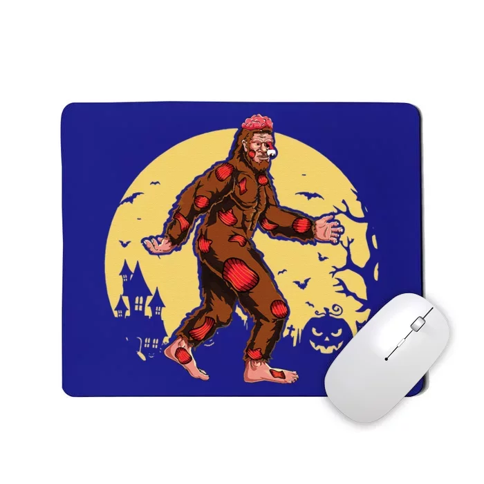 Spooky Scary Bigfoot Zombie Sasquatch Halloween Costume Mousepad