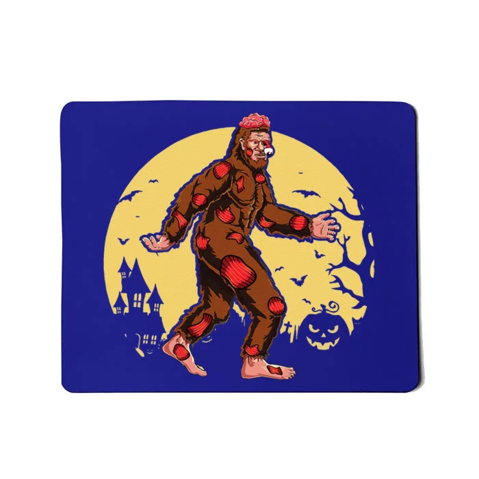 Spooky Scary Bigfoot Zombie Sasquatch Halloween Costume Mousepad