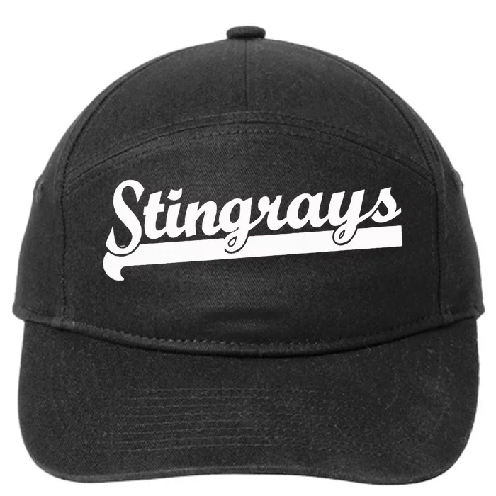 Stingrays Swimming Basketball Soccer Tball Football Team 7-Panel Snapback Hat