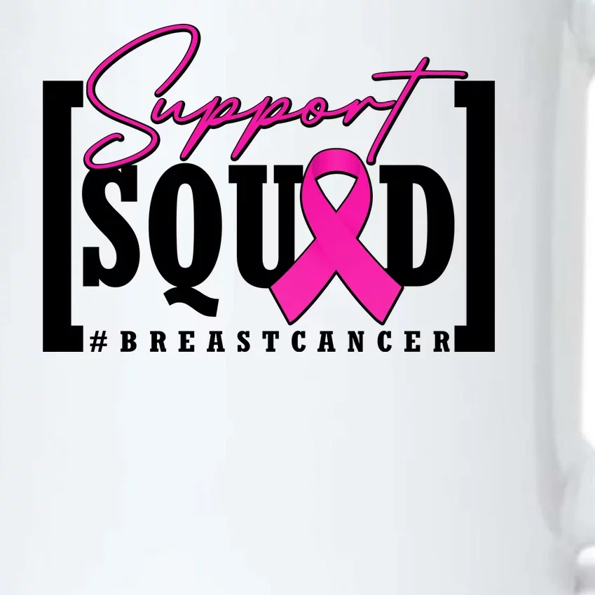 Support Squad #Breast Cancer Awareness Warrior Black Color Changing Mug