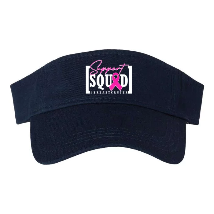 Support Squad #Breast Cancer Awareness Warrior Valucap Bio-Washed Visor