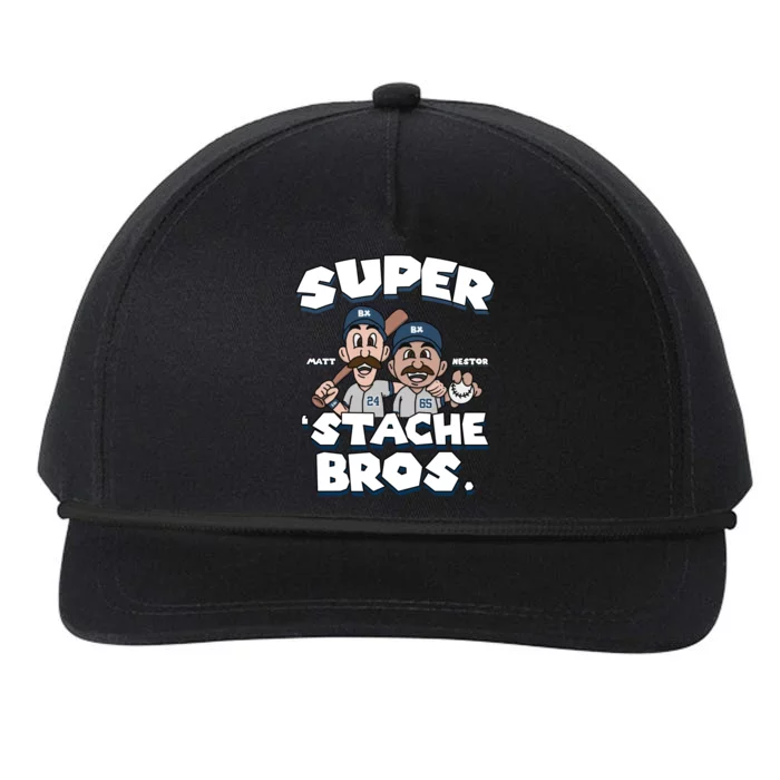 Super Stache Bros Snapback Five-Panel Rope Hat