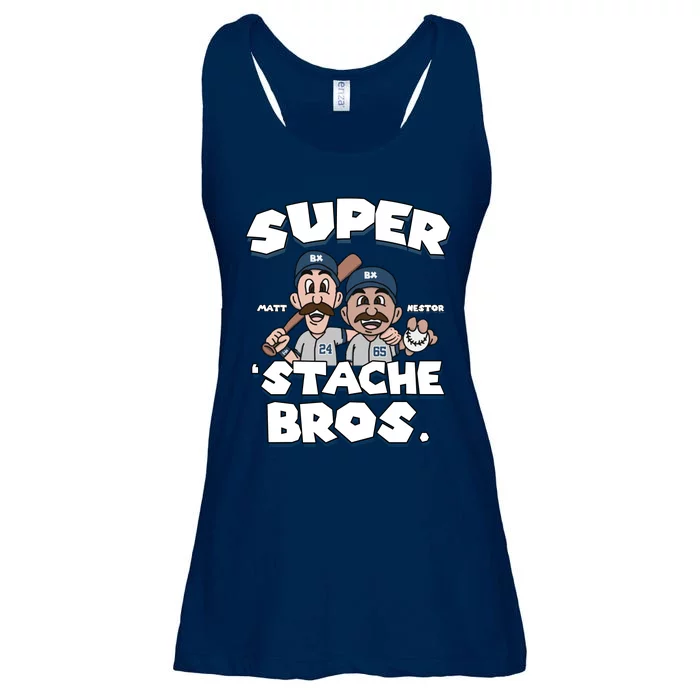 Super Stache Bros Ladies Essential Flowy Tank