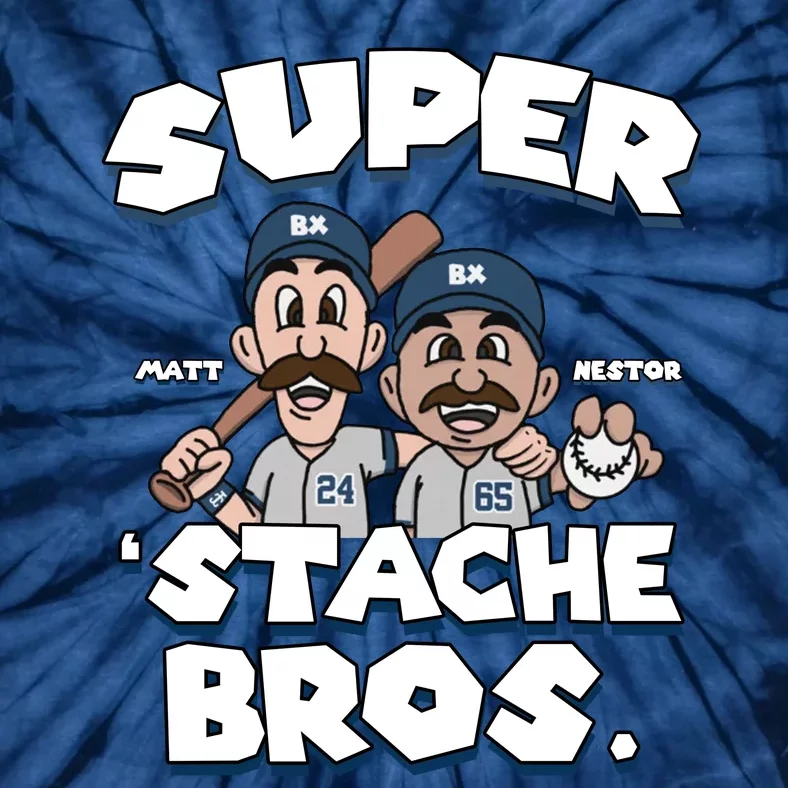 Super Stache Bros Tie-Dye T-Shirt