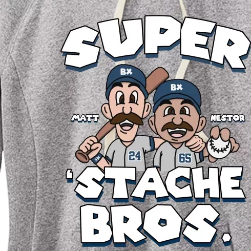 Super Stache Bros Women's Fleece Hoodie