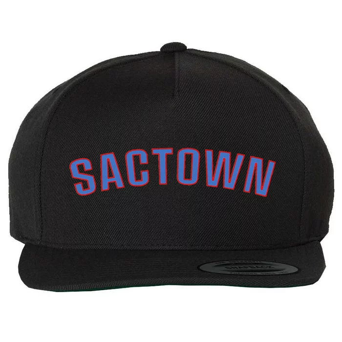 Sactown Sacramento Basketball Wool Snapback Cap