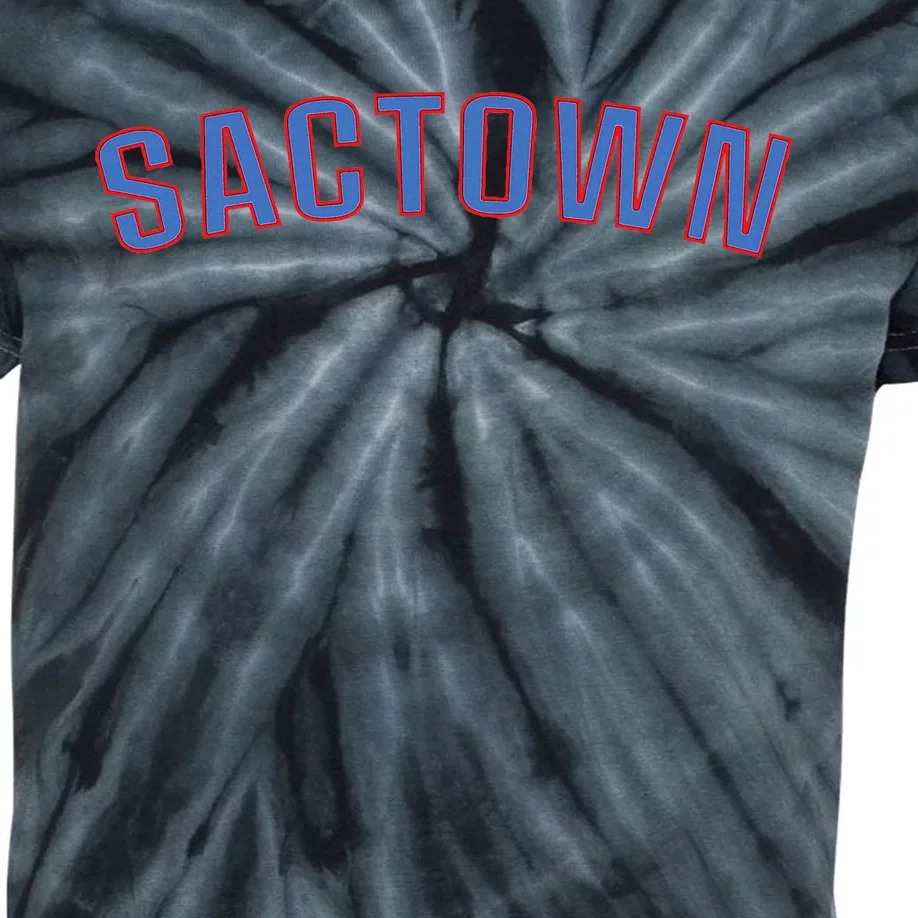 Sactown Sacramento Basketball Kids Tie-Dye T-Shirt