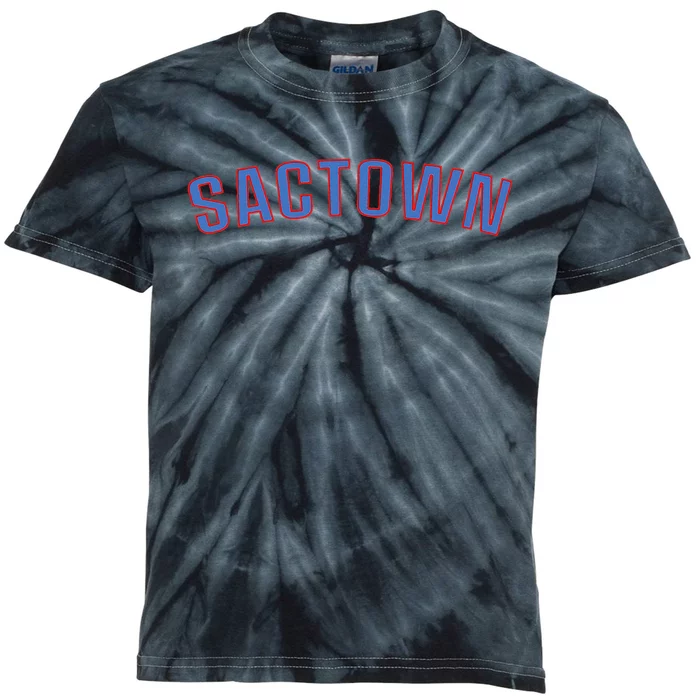 Sactown Sacramento Basketball Kids Tie-Dye T-Shirt