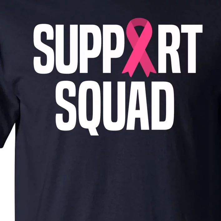 Support Squad Breast Cancer Awareness Ribbon Tall T-Shirt