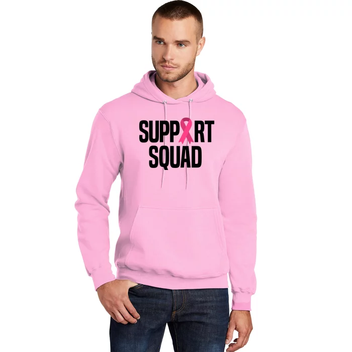 Support Squad Breast Cancer Awareness Ribbon Hoodie