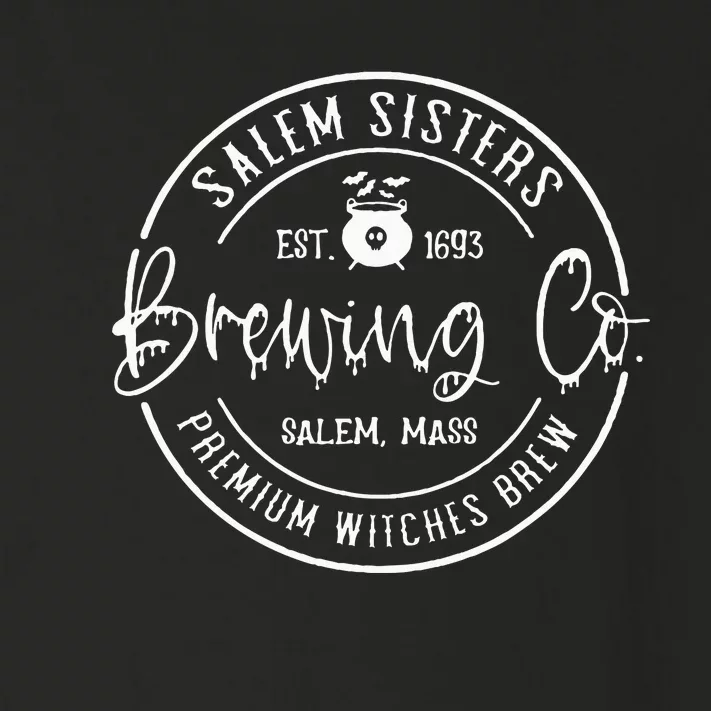 Salem Sisters Brewing Co Witch Brew Company Funny Witch Hall Toddler Long Sleeve Shirt