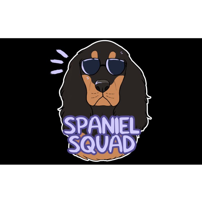 Spaniel Squad (Black And Tan) Bumper Sticker