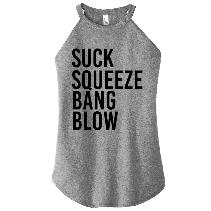 Suck Squeeze Bang Blow Funny Mechanic Car Piston Engine Gift Women’s Perfect Tri Rocker Tank