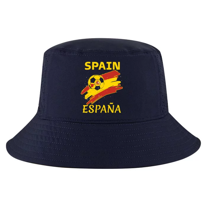 Spain Soccer Ball Flag Cool Comfort Performance Bucket Hat