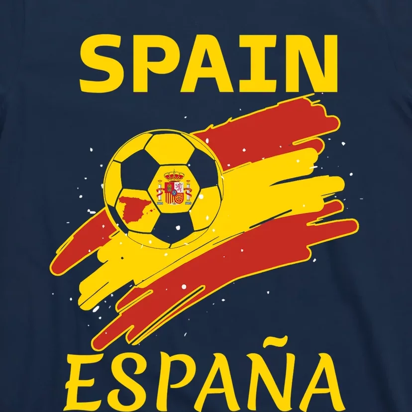 Spain Soccer Ball Flag T-Shirt