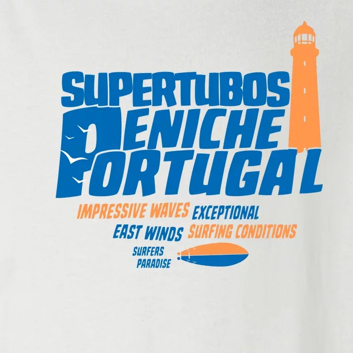 Supertubos Surf Break Peniche Portugal Toddler Long Sleeve Shirt