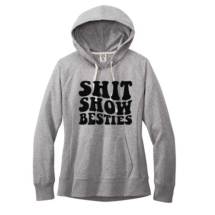 Shit Show Besties on back Women's Fleece Hoodie